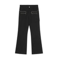 American-style streetwear harem pants High Waist Metal Zipper Casual Bottoms