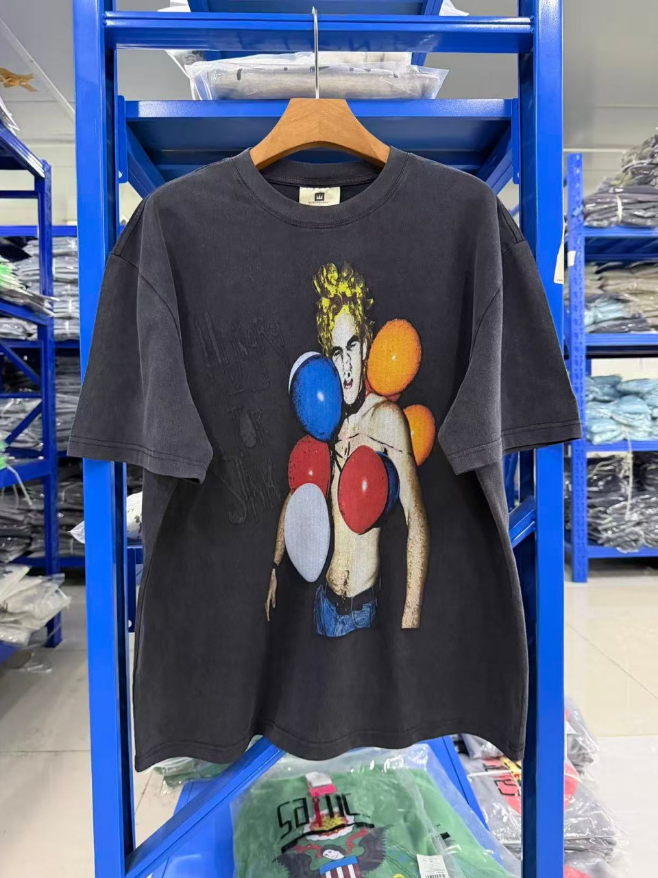 Vintage style washed summer wear T shirt