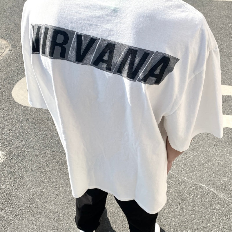 Unisex Vintage T Shirts Kurt Cobain Direct-to-Garment (DTG) Print – High-Street Vintage Style, Heavyweight Fabric, Distressed Washed Finish