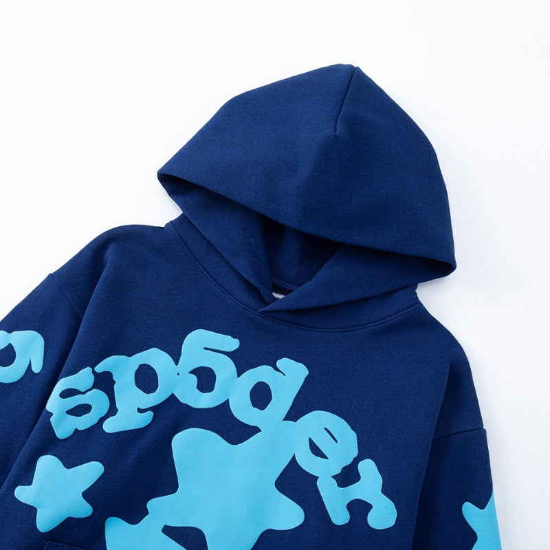 Spiderweb hoodie High-quality pure cotton for autumn and winter