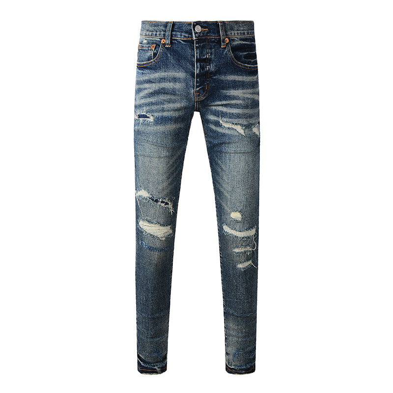 purple brand jeans Pure Cotton High Street Trend