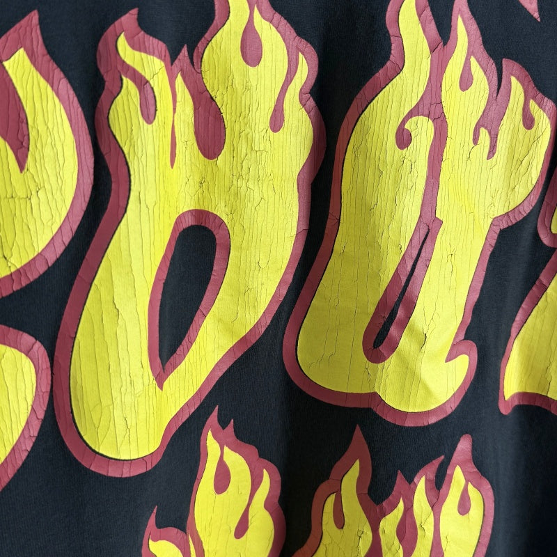 Unisex Vintage T Shirts "Soul on Fire" Limited Edition — Heavyweight Washed & Distressed Finish