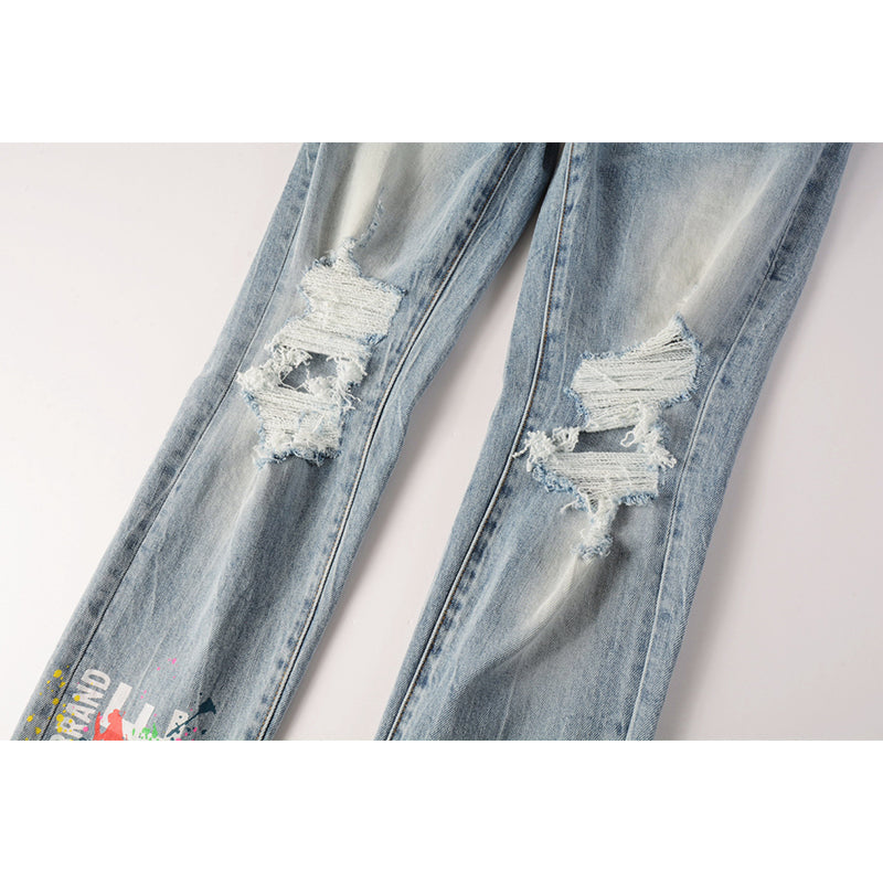 purple brand jeans Pure Cotton High Street Trend