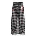 American-style streetwear harem pants Retro Plaid Kitty Embroidered Drawstring Trousers