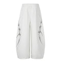 American-style streetwear harem pants Oversized Side Print Y2K Outfit