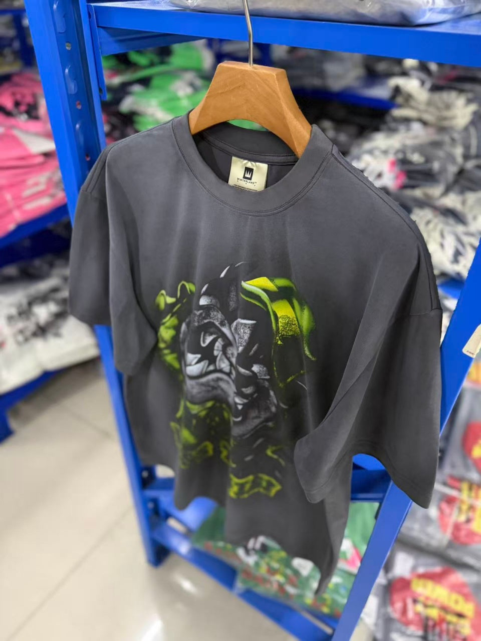Vintage style washed summer wear T shirt