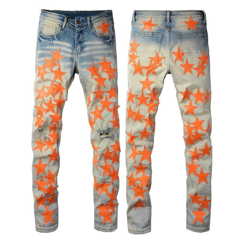 Men Trendy Jeans Pure cotton high quality