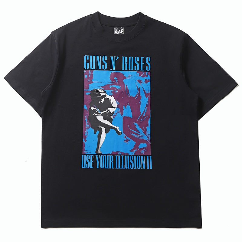 Mens T-shirt Guns N' Roses album cover print
