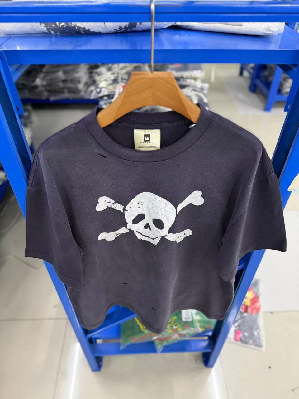Vintage style washed summer wear T shirt