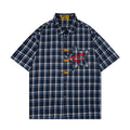 Unisex vintage T-shirt Polo shirt with a stand-up collar