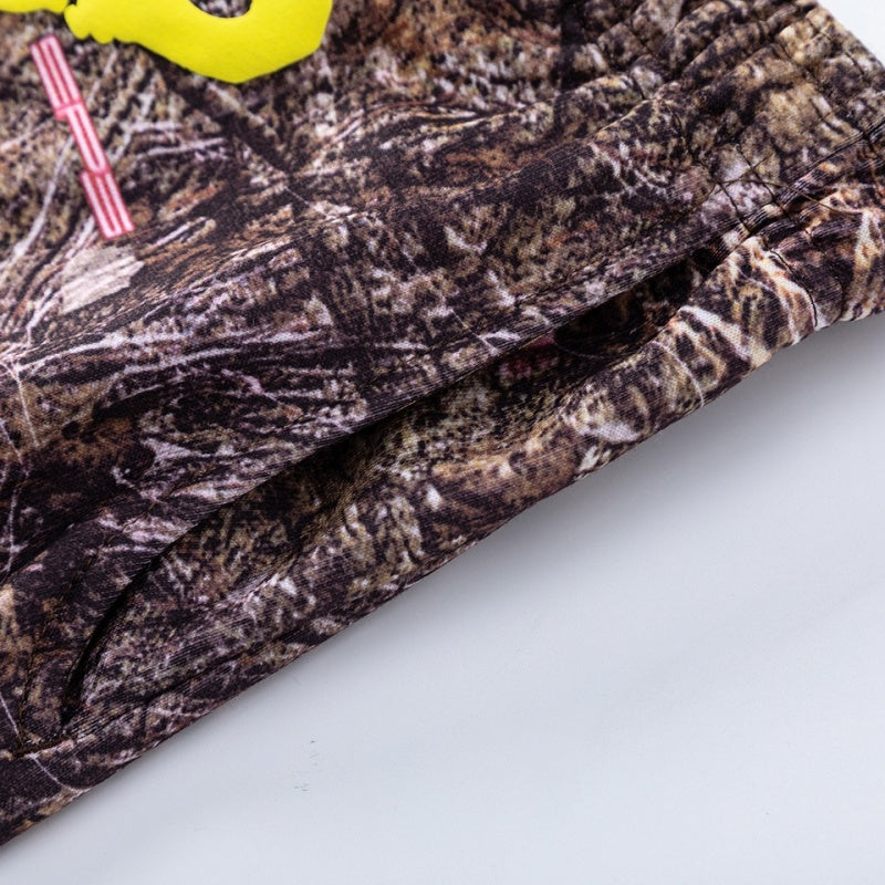 Spiderweb sweatpants High-quality pure cotton for autumn and winter Camouflage