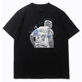 Mens T-shirt Vintage Cactus Jack x Air Jordan x Hiroshi Fujiwara "Little Fragment" Collaboration