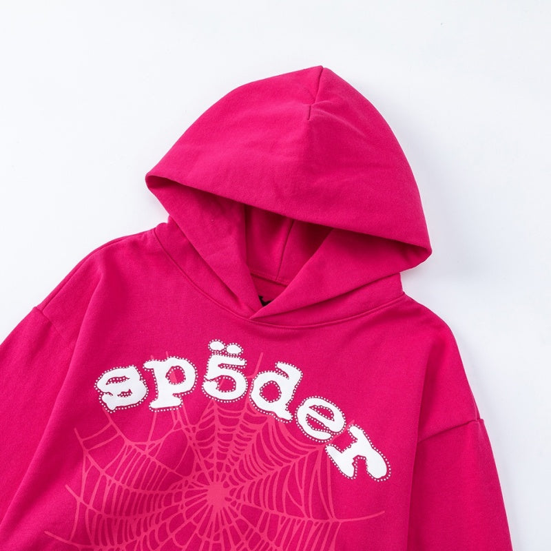 Spiderweb hoodie High-quality pure cotton for autumn and winter
