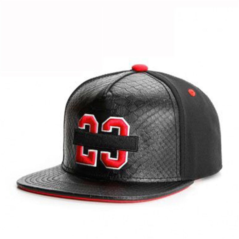 Trendy flat brimmed snapback hats