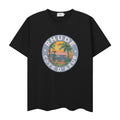 RHUDE T Shirts Faded Tropical Circle Print