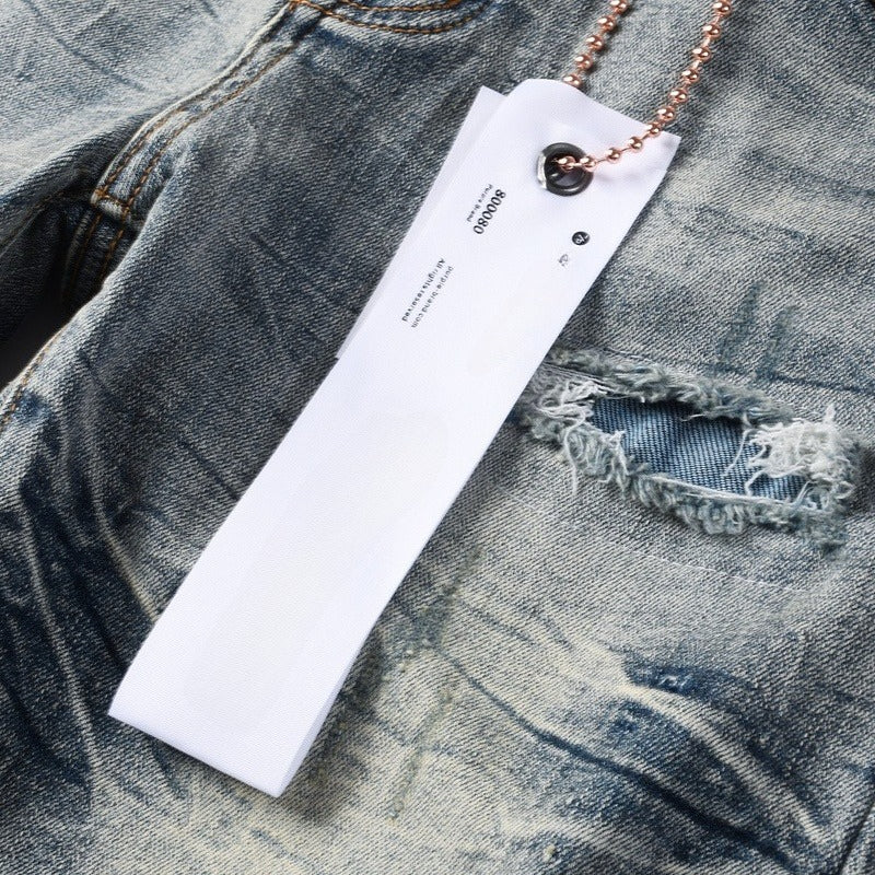 Purple brand Jeans High-quality pure cotton streetwear trousers line