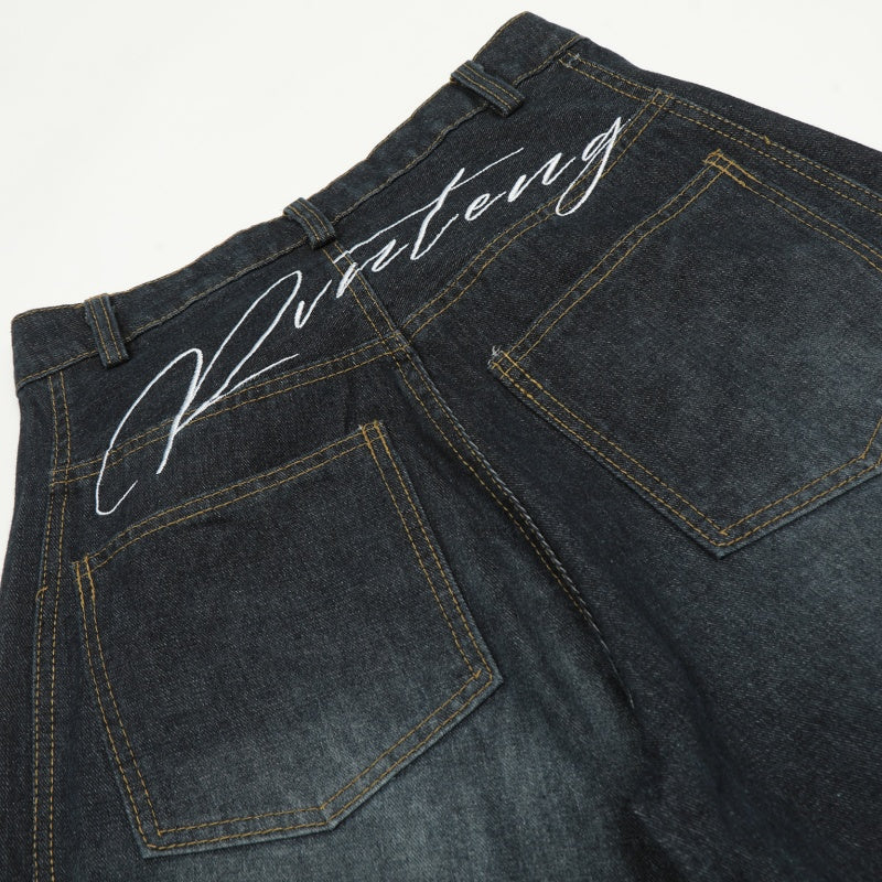 American-style streetwear harem pants Relaxed Cropped Balloon Silhouette