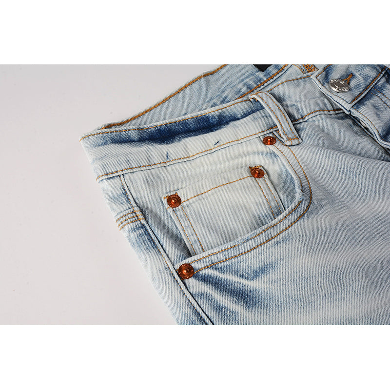 purple brand jeans Pure Cotton High Street Trend
