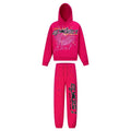Spiderweb hoodie & sweatpants 2 piece set High-quality pure cotton for autumn and winter