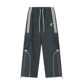 American-style streetwear harem pants Color Block Sporty Utility Cargo Trousers