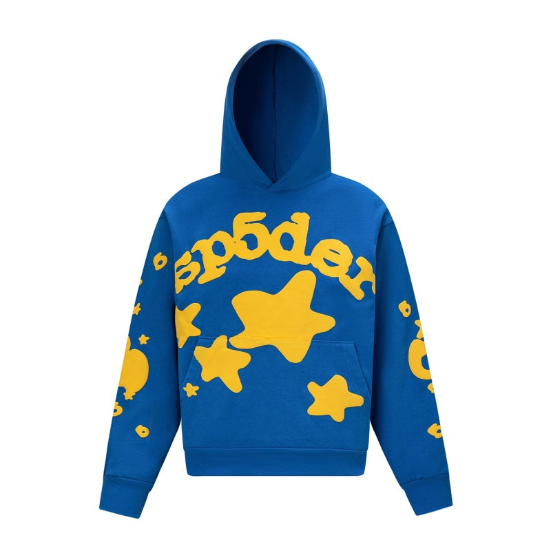 Spiderweb hoodie High-quality pure cotton for autumn and winter