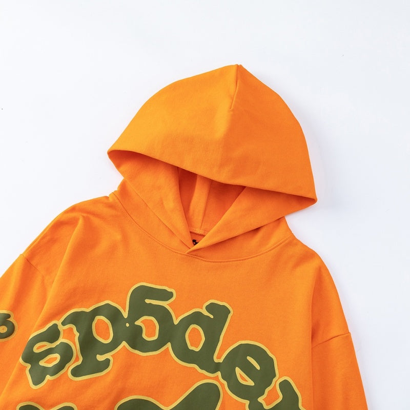 Spiderweb hoodie & sweatpants 2 piece set High-quality pure cotton for autumn and winter