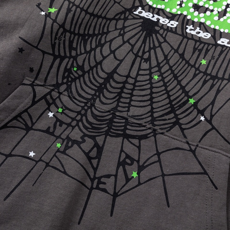 Spiderweb hoodie High-quality pure cotton for autumn and winter