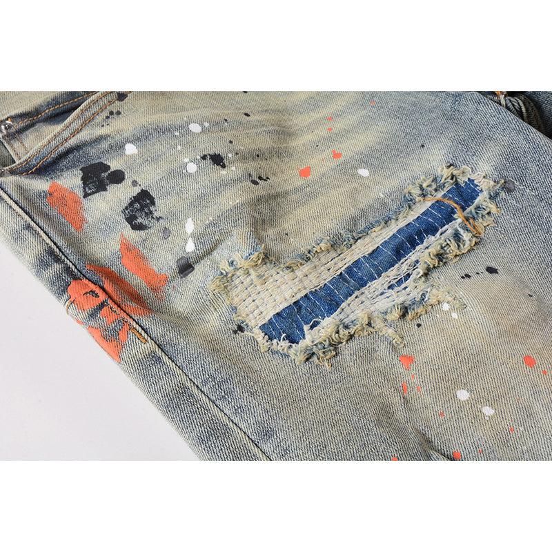 purple brand jeans Pure Cotton High Street Trend