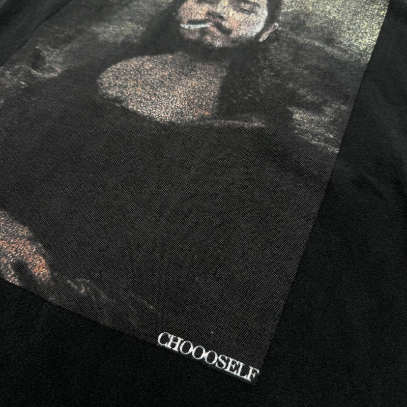 Unisex Vintage T Shirts Limited Edition: West Coast Street/Graffiti/Hip-Hop Style High-Street Short-Sleeve Tee – Heavyweight Fabric with Distressed Wash Finish and Direct-to-Garment White Ink Print.
