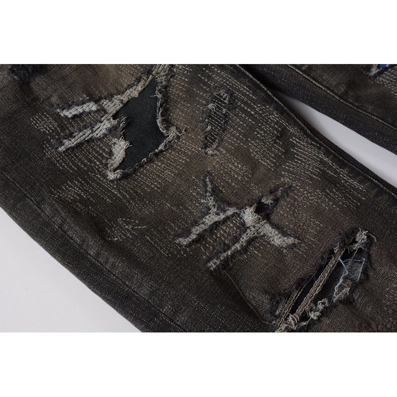 purple brand jeans Pure Cotton High Street Trend