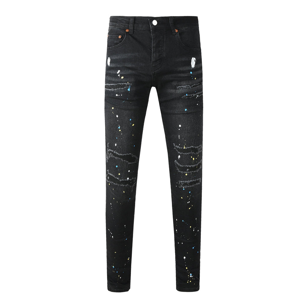 purple brand jeans High Street Distressed