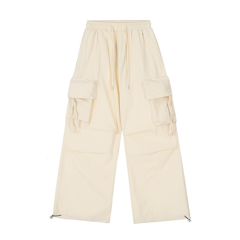 American-style streetwear harem pants Solid tone versatile streetwear bottoms