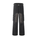 American-style streetwear harem pants Relaxed baggy paneled street fit