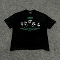 Unisex Vintage T Shirts OASIS Tour-Exclusive High-Street T-Shirt: West Coast Street/Graffiti/Hip-Hop Style. Features a heavyweight fabric with a distressed wash finish and direct-to-garment white ink printing—offering an unbeatable feel and premium q
