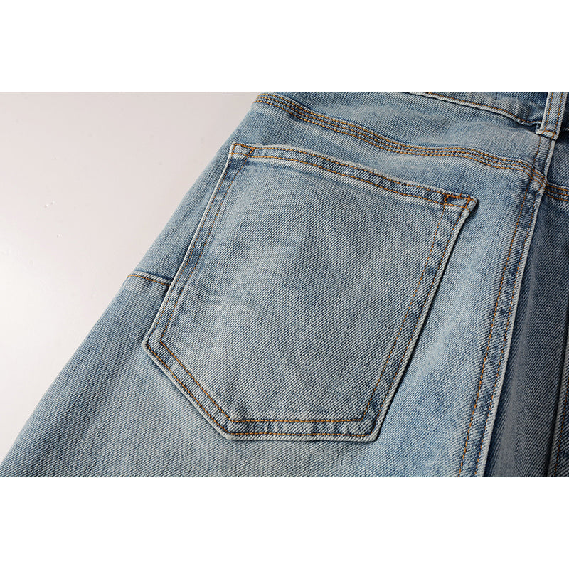 purple brand jeans Pure Cotton High Street Trend