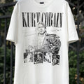 Unisex Vintage T Shirts White Ink Direct-to-Garment Printing – High-Street Retro Style