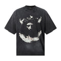 Saint Michael T Shirts Worn Texture Crown of Thorns Distressed Portrait Art