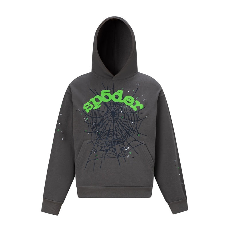 Spiderweb hoodie High-quality pure cotton for autumn and winter