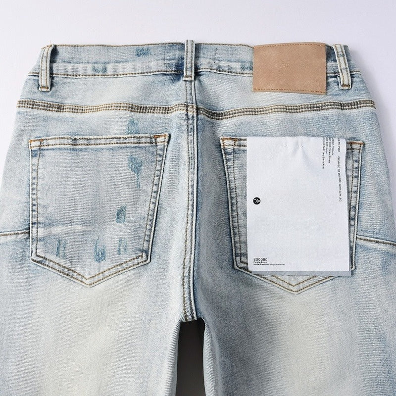Purple brand Jeans High-quality pure cotton streetwear trousers line