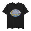 RHUDE T Shirts Old-Style Vacation Oval Art