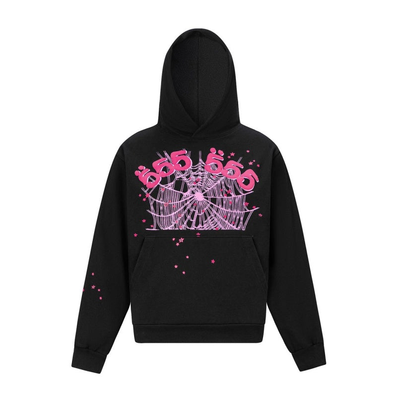 Spiderweb hoodie High-quality pure cotton for autumn and winter