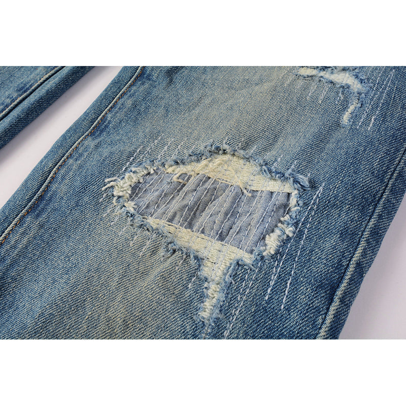 purple brand jeans Pure Cotton High Street Trend