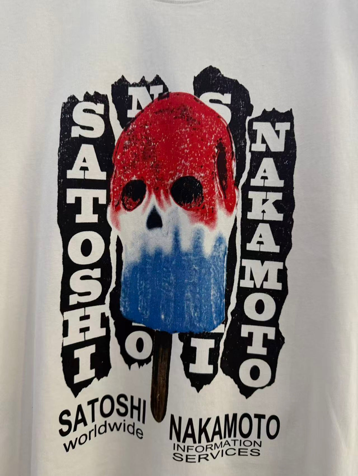 Satoshi Nakamoto t shirt High-quality heavyweight streetwear with a vintage, distressed aesthetic.