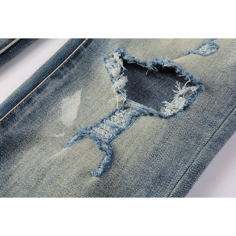 purple brand jeans Pure Cotton High Street Trend