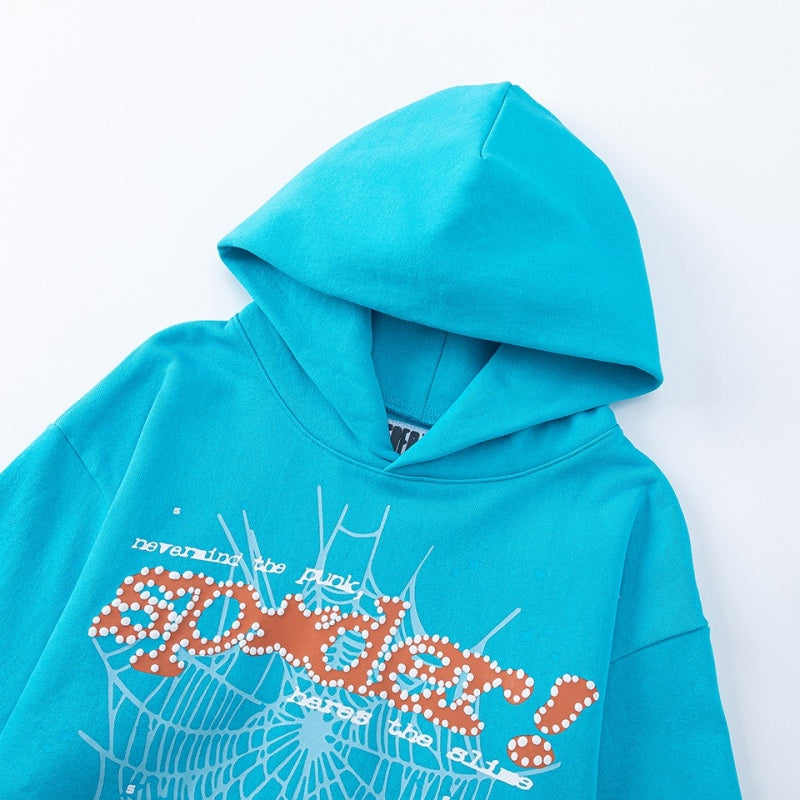 Spiderweb hoodie High-quality pure cotton for autumn and winter