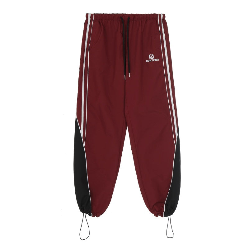 American-style streetwear harem pants Elastic Waist Drawstring Sport Trousers