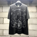 Unisex Vintage T Shirts Heavyweight distressed wash