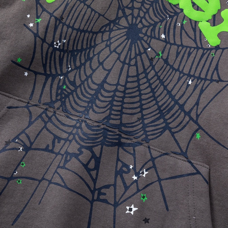 Spiderweb hoodie High-quality pure cotton for autumn and winter