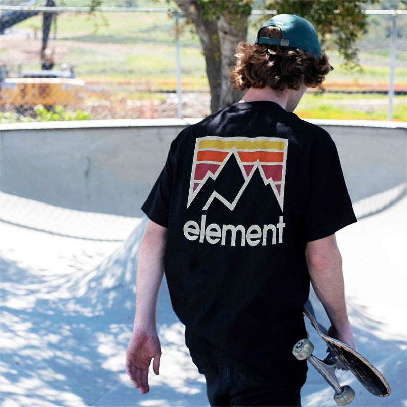 Mens T-shirt Vintage Men's ELEMENT Skatewear