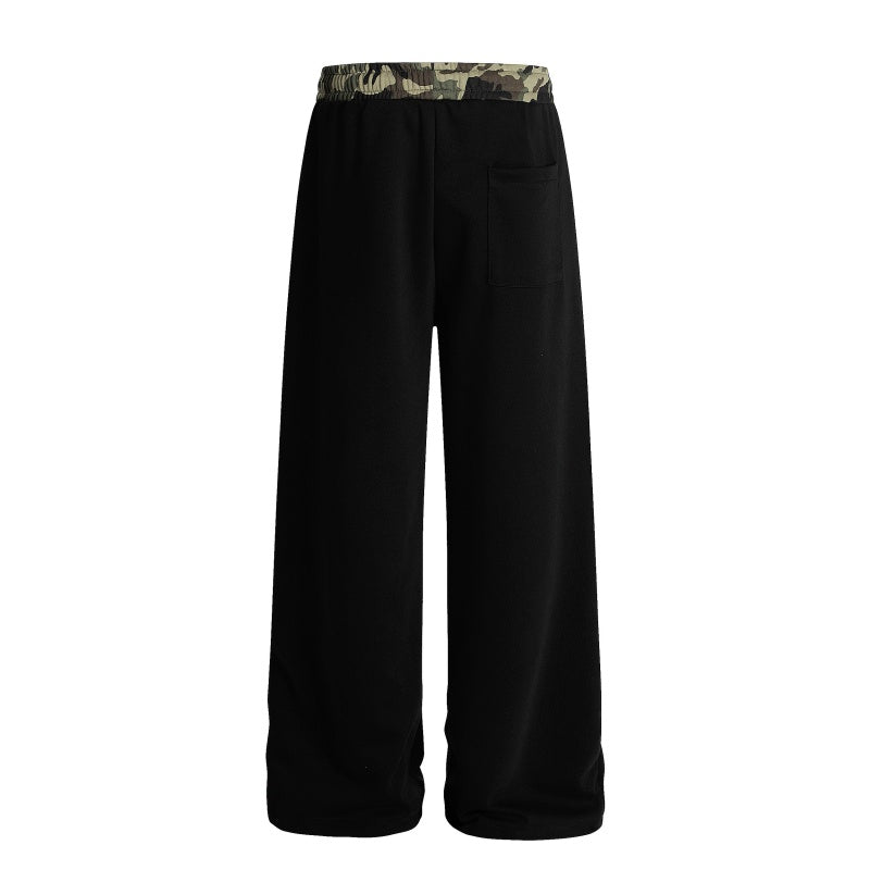 American-style streetwear harem pants Camouflage Waist Drawstring Streetwear Trousers